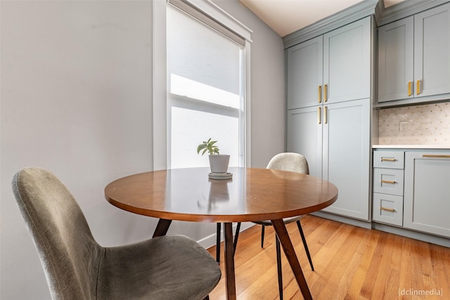 dining room featuring light wood-type flooring