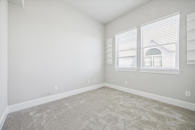 empty room with light carpet