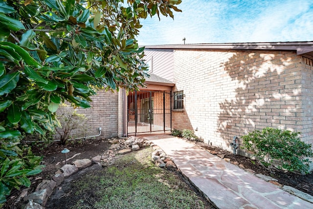 view of rear view of property