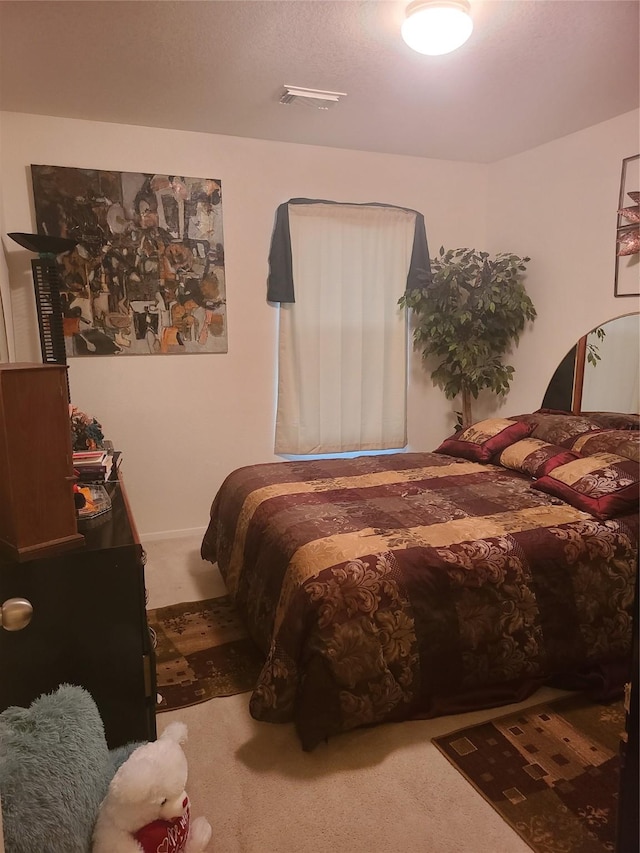 bedroom featuring carpet flooring