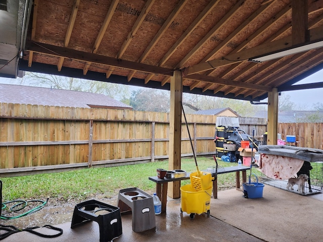 view of patio