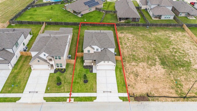 344 Spruce Oak Ln, Waller, TX 77484 - aerial view of residential area featuring property boundaries highlighted
