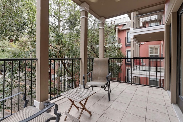 balcony with a porch