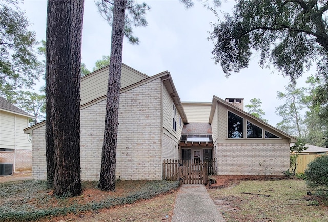 view of side of property