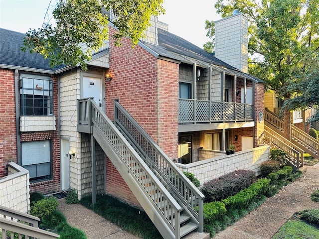 view of rear view of property