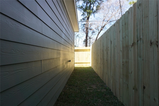 view of side of property