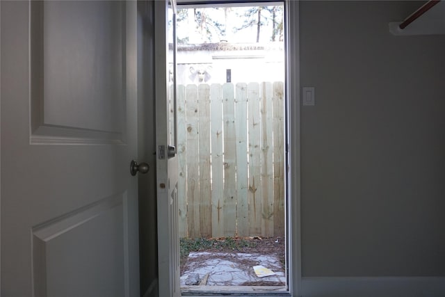 view of doorway