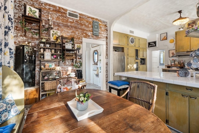 view of dining room