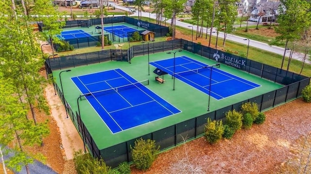 view of tennis court