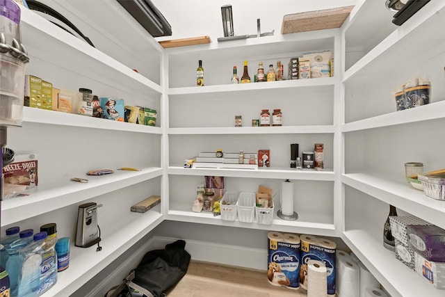 view of pantry