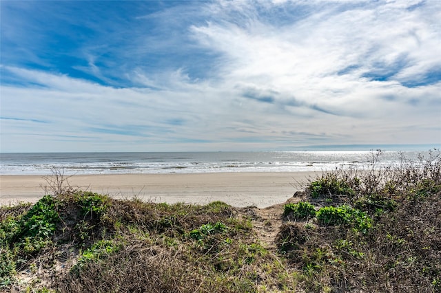 water view featuring a view of the beach