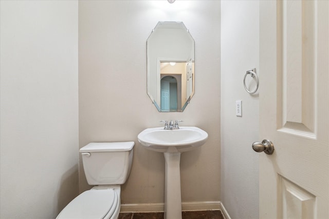 bathroom with toilet