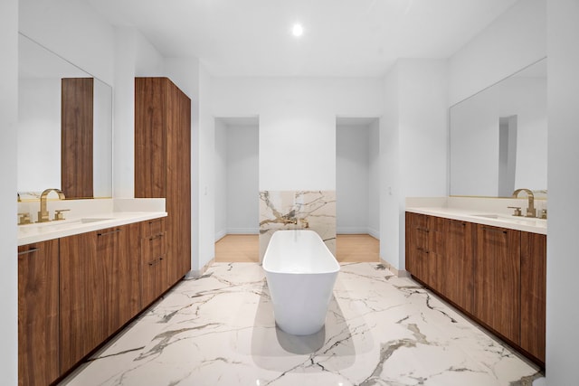 2323 San Felipe St Unit 803, Houston, TX 77019 - bathroom with vanity and a bathtub