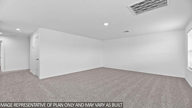 spare room with carpet flooring