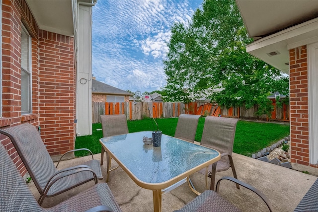 view of patio