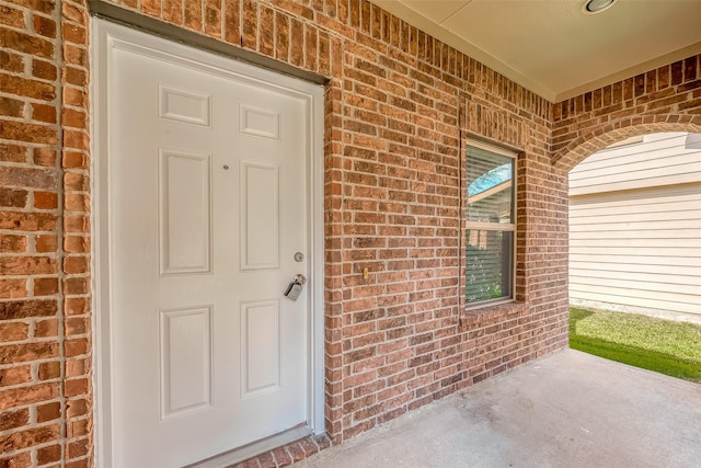 view of entrance to property