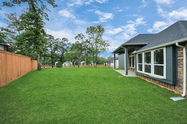 17733 Gold Saddle Ln, Magnolia, TX 77354 - view of yard with a fenced backyard