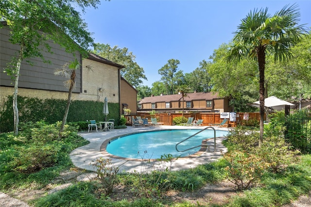 view of swimming pool