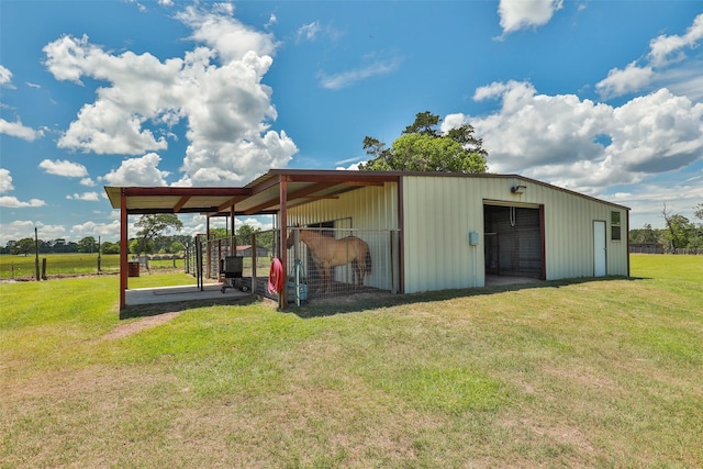 view of stable