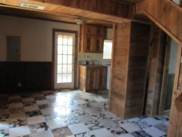 kitchen featuring a wealth of natural light