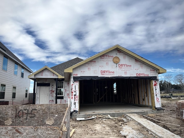 view of property in mid-construction