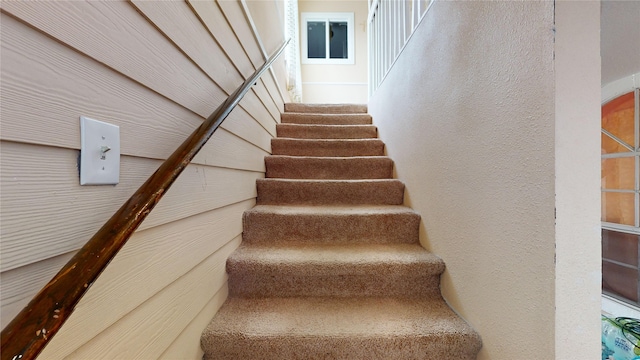 view of stairs