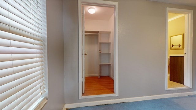 view of closet