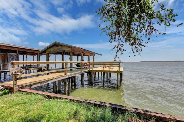 354 Edgewater Way, Point Blank, TX 77364 - dock with a water view
