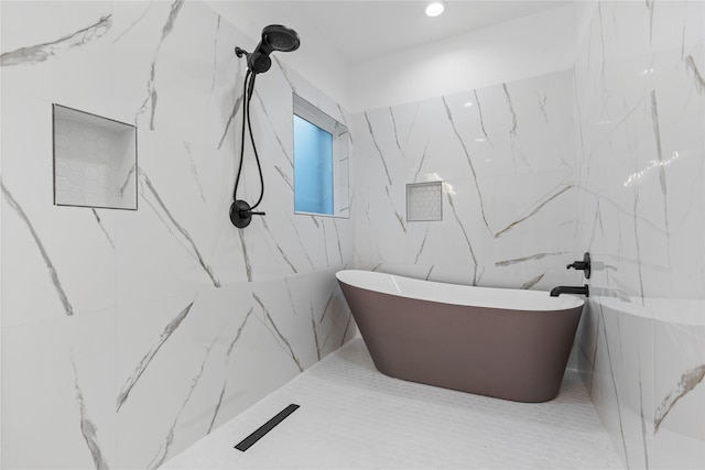 bathroom with a bathtub