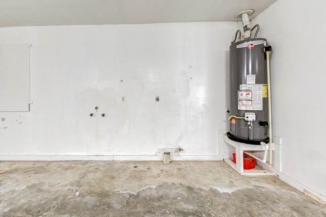 interior space with water heater