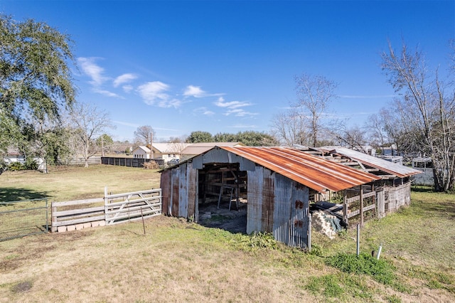 view of outbuilding