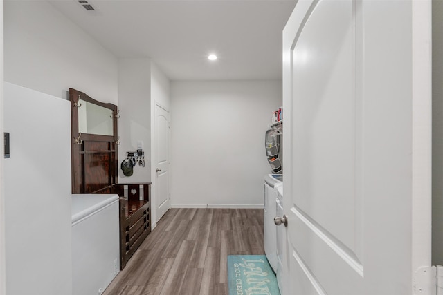 interior space featuring light hardwood / wood-style flooring