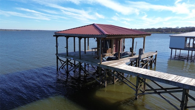 112 Lcr 799a, Groesbeck, TX 76642 - dock area featuring a water view and boat lift