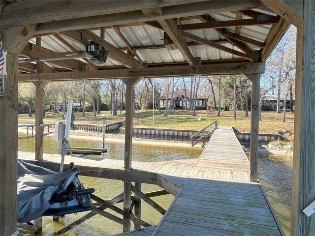 112 Lcr 799a, Groesbeck, TX 76642 - dock area featuring a water view