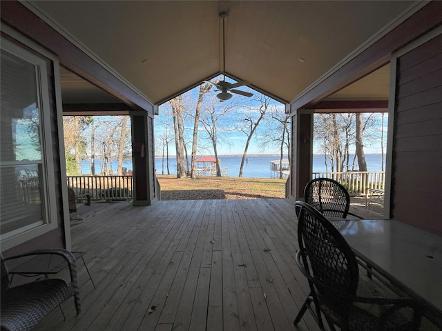 112 Lcr 799a, Groesbeck, TX 76642 - wooden terrace featuring a water view
