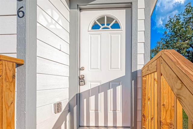 view of entrance to property