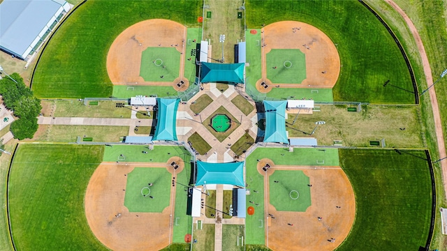 drone / aerial view