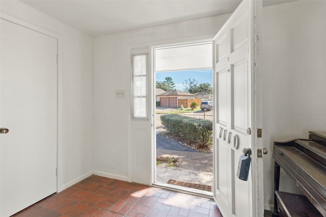 view of entrance foyer