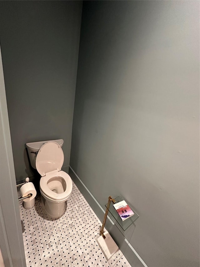 bathroom with toilet