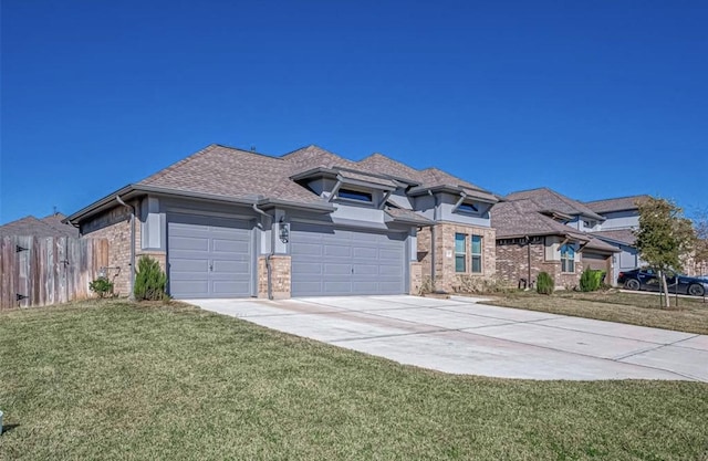 view of front of house with a front yard