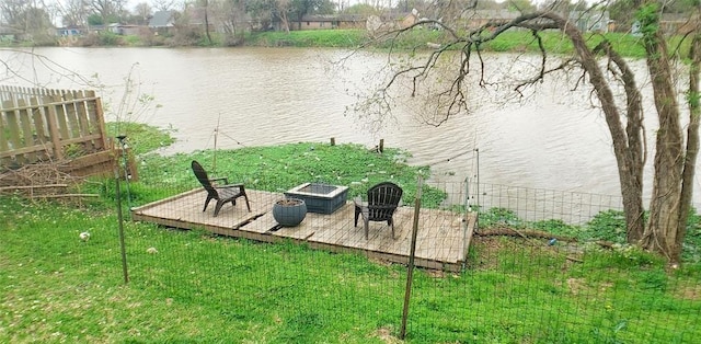 exterior space featuring an outdoor fire pit