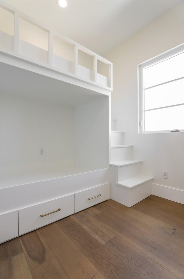 mudroom featuring hardwood / wood-style floors