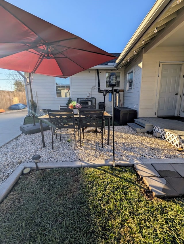 view of patio