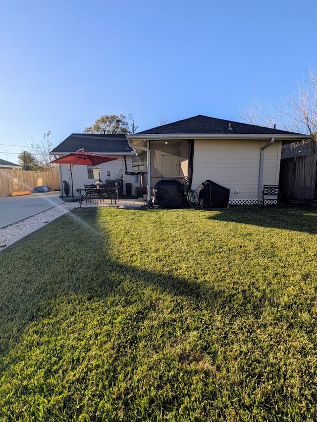 exterior space with a patio area