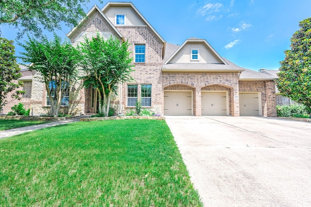 view of front of house featuring a front yard