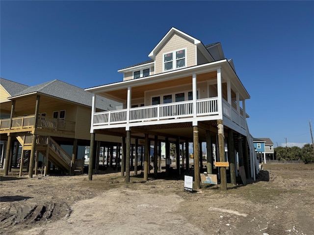 view of beach home