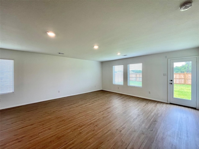 interior space featuring wood-type flooring