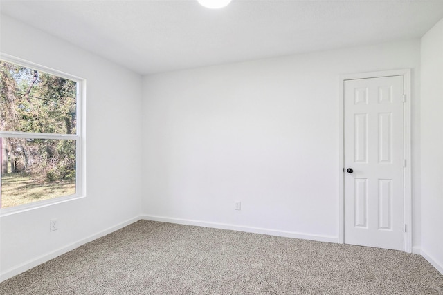 empty room with carpet floors