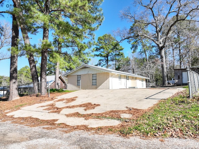 view of ranch-style home