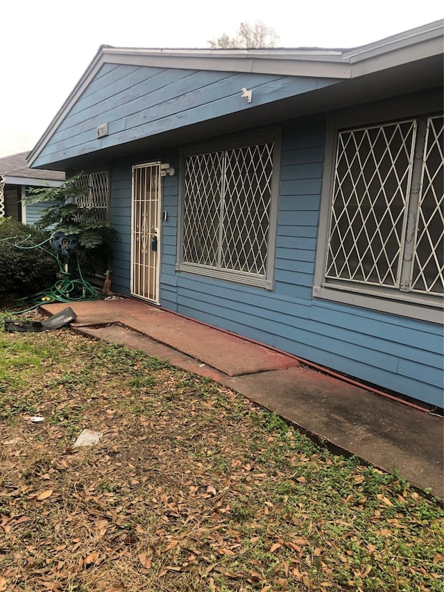 view of rear view of house